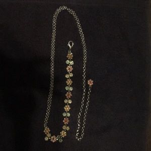 Brighton Flower chain belt 40" adjustable
